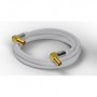 Wentronic 70420 cavo coassiale 3 m Bianco (70420)