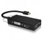 ICY BOX IB-AC1032 Mini DisplayPort DVI-D + VGA (D-Sub) + HDMI Nero (60234)