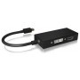 ICY BOX IB-AC1032 Mini DisplayPort DVI-D + VGA (D-Sub) + HDMI Nero (60234)