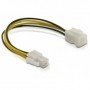 DeLOCK Power cable P4 male/female 0,15 m (82428)