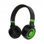 Techmade TM-046-GR cuffia e auricolare Con cavo e senza cavo A Padiglione MUSICA Micro-USB Bluetooth Nero, Verde (TM-046-GR)