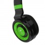 Techmade TM-046-GR cuffia e auricolare Con cavo e senza cavo A Padiglione MUSICA Micro-USB Bluetooth Nero, Verde (TM-046-GR)