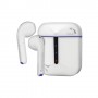 Techmade TM-H21T-BLU cuffia e auricolare Wireless Cuffie In-ear MUSICA Bluetooth Blu, Bianco (TM-H21T-BLU)