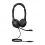 Jabra Evolve2 30, UC Stereo Cuffia Padiglione auricolare USB tipo A Nero (23089-989-979)