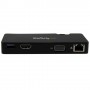 StarTech.com Mini Docking Station Universale per Laptop USB 3.0 con uscita HDMI/VGA e Gigabit Ethernet USB3.0 (USB3SMDOCKHV)