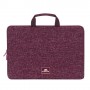 Rivacase 7913 borsa per notebook 33,8 cm (13.3") Custodia a tasca Borgogna, Bianco (7913RED)