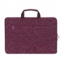 Rivacase 7913 borsa per notebook 33,8 cm (13.3") Custodia a tasca Borgogna, Bianco (7913RED)