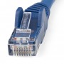 StarTech.com N6LPATCH50CMBL cavo di rete Blu 0,5 m Cat6 U/UTP (UTP) (N6LPATCH50CMBL)