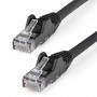 StarTech.com N6LPATCH50CMBK cavo di rete Nero 0,5 m Cat6 U/UTP (UTP) (N6LPATCH50CMBK)