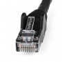 StarTech.com N6LPATCH50CMBK cavo di rete Nero 0,5 m Cat6 U/UTP (UTP) (N6LPATCH50CMBK)