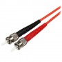 StarTech.com Cavo patch duplex in fibra multimodale 50/125 1 m LC - ST (50FIBLCST1)