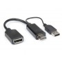 Hamlet VAHDM-DPA HDMI tipo A (Standard) DisplayPort Nero (XVAHDM-DPA)