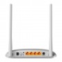 TP-LINK TD-W8961N router wireless Fast Ethernet Banda singola (2.4 GHz) 4G Grigio, Bianco (TD-W8961N)