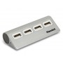 Hamlet 4 port Hub usb 2.0 a 4 porte 480 Mbps (XHUB4020AL)