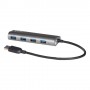 i-tec Metal U3HUB448 hub di interfaccia USB 3.2 Gen 1 (3.1 Gen 1) Type-A 5000 Mbit/s Grigio (U3HUB448)