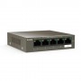 Tenda TEF1105P-4-38W switch di rete Non gestito L2 Fast Ethernet (10/100) Supporto Power over Ethernet (PoE) Gr (TEF1105P-4-38W)