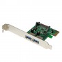 StarTech.com Adattatore scheda SuperSpeed USB 3.0 con 2 porte PCI Express (PCIe) con UASP - Alimentazione SATA (PEXUSB3S24)