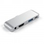 Satechi ST-TCMPHS hub di interfaccia USB 3.2 Gen 1 (3.1 Gen 1) Type-C 5000 Mbit/s Argento (ST-TCMPHS)