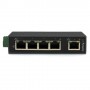 StarTech.com Switch di rete Commutatore Industriale Ethernet a 5 porte - Guida DIN / Montabile a parete (IES5102)