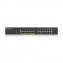 Zyxel GS1900-24EP Gestito L2 Gigabit Ethernet (10/100/1000) Supporto Power over Ethernet (PoE) Nero (GS1900-24EP-EU0101F)