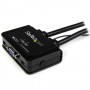 StarTech.com Switch Commutatore KVM USB VGA a 2 porte - Alimentato via USB con pulsante di commutazione a distanza (SV211USB)