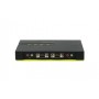 LevelOne KVM-0421 switch per keyboard-video-mouse (kvm) Nero, Verde (KVM-0421)