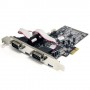 StarTech.com Scheda seriale PCI Express nativa a 4 porte RS-232 con 16550 UART (PEX4S553)