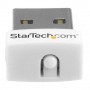 StarTech.com Adattatore di rete wireless N mini USB 150 Mbps - Adattatore WiFi USB 802.11n/g 1T1R - Bianco (USB150WN1X1W)