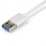 StarTech.com Adattatore di rete USB 3.0 a Ethernet Gigabit - Argento (USB31000SA)