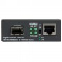 StarTech.com Convertitore multimediale Gigabit Ethernet a Fibra con slot SFP aperto 10/100/1000 (MCM1110SFP)