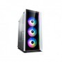 DeepCool MATREXX 55 V3 ADD-RGB WH 3F Midi Tower Nero, Bianco (DP-ATX-MATREXX55V3-AR-WH-3F)