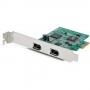 StarTech.com Scheda PCI Express FireWire a 2 porte - Adattatore PCIe FireWire 1394a (PEX1394A2V2)