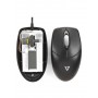 V7 Mouse e tastiera antimicrobici lavabili, USB, sensori ottici, specifica IP68, impermeabili (CKU700IT)
