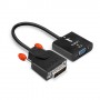 Lindy 38189 cavo e adattatore video 0,1 m DVI-D VGA (D-Sub) Nero (38189)