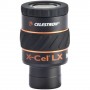 Celestron X-Cel LX 9 mm oculare Telescopio 1,6 cm Nero, Arancione (CE93423)