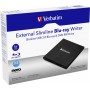 Verbatim External Slimline lettore di disco ottico Blu-Ray RW Nero (43890)