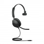 Jabra Evolve2 40, MS Mono Cuffia Padiglione auricolare USB tipo-C Nero (24089-899-899)