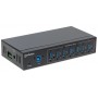 Manhattan 164405 hub di interfaccia USB 3.2 Gen 1 (3.1 Gen 1) Type-B 5000 Mbit/s Nero (164405)