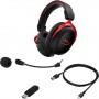 HP HyperX Cloud II Wireless Auricolare A Padiglione Giocare Nero, Rosso (4P5K4AA)