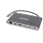 Manhattan 152808 replicatore di porte e docking station per notebook USB 3.2 Gen 1 (3.1 Gen 1) Type-C Argento (152808)