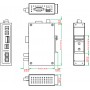 Moxa ICF-1150-M-SC-T convertitore/ripetitore/isolatore seriale RS-232 Fibra (SC) (ICF-1150-M-SC-T)