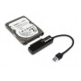 Hamlet Adattatore USB 3.0 to SATA III per collegare hard disk p SSD a pc (XADU3SATA)