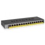 Netgear GS116LP Non gestito Gigabit Ethernet (10/100/1000) Supporto Power over Ethernet (PoE) Nero (GS116LP-100EUS)