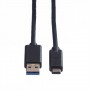 ROLINE 11.02.9011 cavo USB 1 m USB 3.2 Gen 1 (3.1 Gen 1) USB A USB C Nero (11.02.9011)