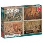 Premium Collection Anton Pieck - Living Room Entertainment 1000 pcs Puzzle 1000 pz (18856)