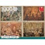 Premium Collection Anton Pieck - Living Room Entertainment 1000 pcs Puzzle 1000 pz (18856)