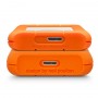 LaCie Rugged Mini disco rigido esterno 2000 GB Arancione, Argento (LAC9000298)