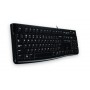 Logitech K120 Corded Keyboard tastiera USB QWERTZ Tedesco Nero (920-002489)