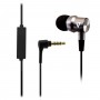 V7 Auricolari stereo con isolamento acustico di 3,5 mm con microfono in linea, iPad, iPhone, mp3, iPod, iPad, tablet (HA111-3EB)