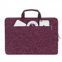 Rivacase 7913 borsa per notebook 33,8 cm (13.3") Custodia a tasca Borgogna, Bianco (7913RED)